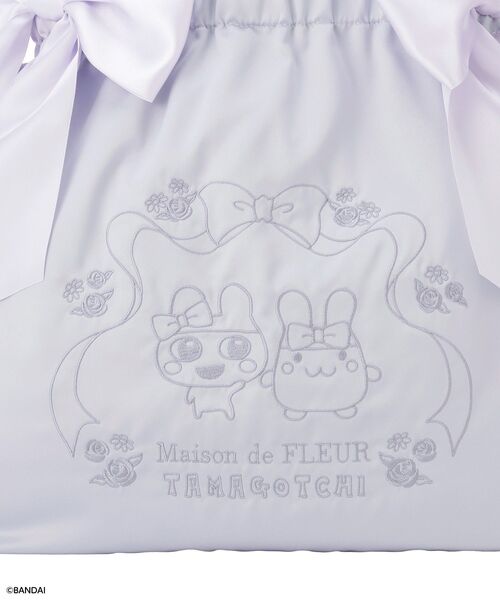 Maison de FLEUR(メゾンドフルール)の「たまごっち ダブルリボントート(トートバッグ・レディース・ピンク/ブルー/ラベンダー・FREE)」の15枚目の写真