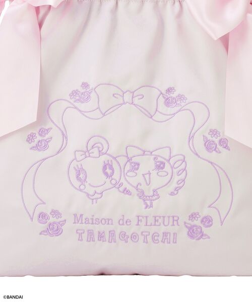 Maison de FLEUR(メゾンドフルール)の「たまごっち ダブルリボントート(トートバッグ・レディース・ピンク/ブルー/ラベンダー・FREE)」の16枚目の写真