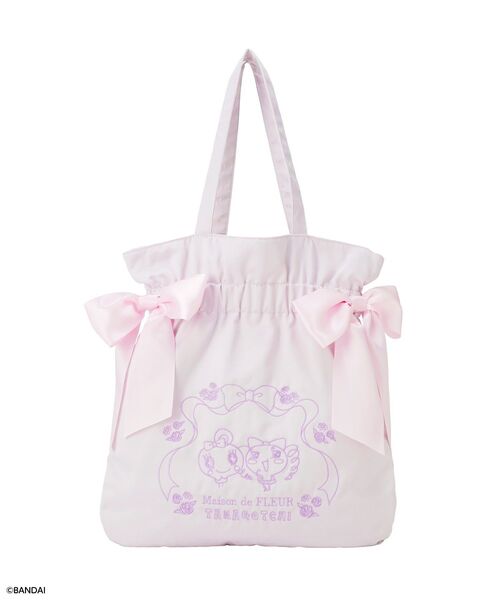 Maison de FLEUR(メゾンドフルール)の「たまごっち ダブルリボントート(トートバッグ・レディース・ピンク/ブルー/ラベンダー・FREE)」の20枚目の写真
