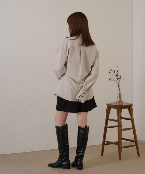 raffime(ラフィミー)の「【Raffime】ピーチスキンボタンデザインシャツ(シャツ/ブラウス・レディース・ピンク/ブラウン/ベージュ・フリー)」の22枚目の写真