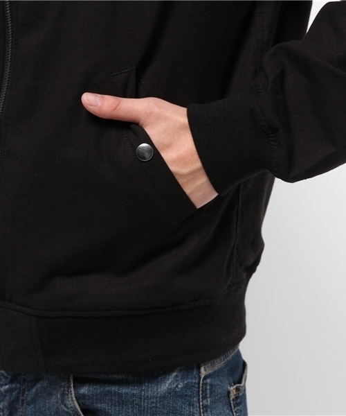 Denime（ドゥニーム）の「コットンリネン MA-1（MA-1・メンズ・カーキ/ブラック・LARGE/MEDIUM）」の7枚目の写真