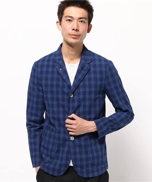 GRAND GLOBAL（グランドグローバル）の「GRAND　GLOBAL　/　ワークジャケット（カバーオール・メンズ・ストライプ/チェック/オフホワイト・38/40）」の13枚目の写真