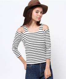 SLY | CUT OUT SHOULDER TOPS(Tシャツ/カットソー)