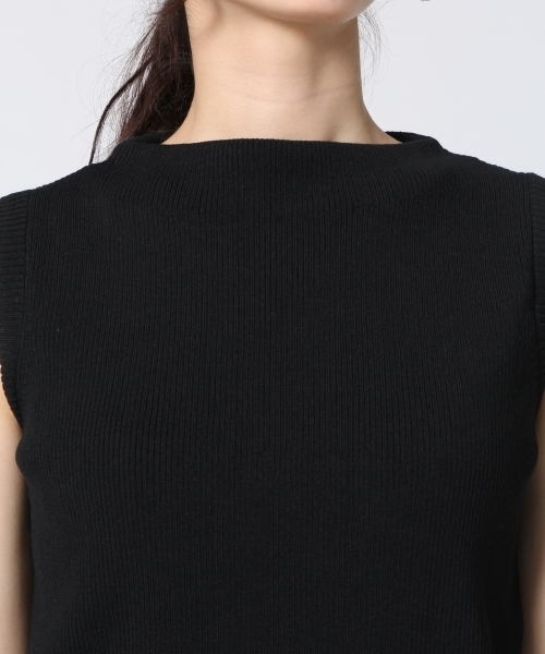 A part by（アパートバイ）の「【In Red6月号掲載】14GCPホソリブボートネックNS　718932 （ニット/セーター・レディース・サックスブルー/ホワイト/グリーン/ブラック・FREE）」の13枚目の写真