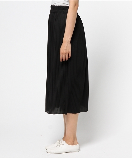 earth music&ecology（アースミュージックアンドエコロジー）の「【2016Summer】カットプリーツスカート（スカート・レディース・ベージュ/オレンジ/ブラック/カーキ・FREE）」の6枚目の写真