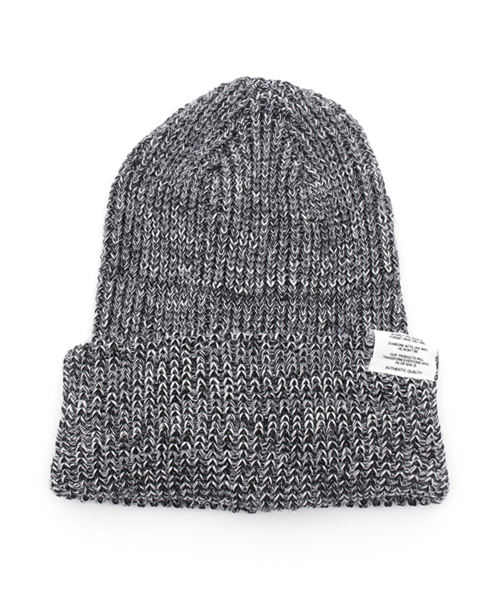 RAGEBLUE（レイジブルー）の「コットン/リネンリブワッチ /720226（ニットキャップ/ビーニー・メンズ・ベージュ/ホワイト/ネイビー/ダークグレー/ブラック/グレー・FREE）」の4枚目の写真