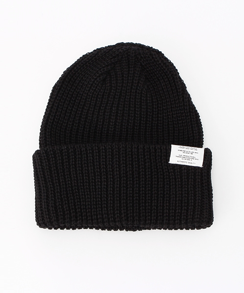 RAGEBLUE（レイジブルー）の「コットン/リネンリブワッチ /720226（ニットキャップ/ビーニー・メンズ・ベージュ/ホワイト/ネイビー/ダークグレー/ブラック/グレー・FREE）」の2枚目の写真