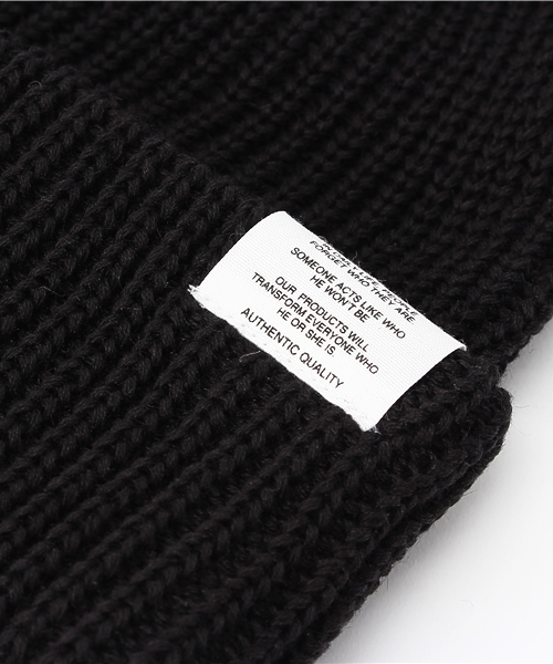 RAGEBLUE（レイジブルー）の「コットン/リネンリブワッチ /720226（ニットキャップ/ビーニー・メンズ・ベージュ/ホワイト/ネイビー/ダークグレー/ブラック/グレー・FREE）」の8枚目の写真