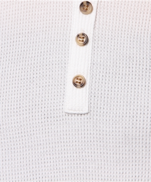 MOUSSY（マウジー）の「THERMAL FLARE N/S OPJ（ワンピース・レディース・カーキ/トップグレー/ネイビー/ホワイト・FREE）」の11枚目の写真