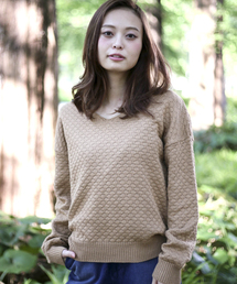 Denime | 【16AW新作予約】ポップコーンVネックニット(ニット/セーター)