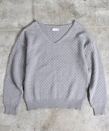 Denime | 【16AW新作予約】ポップコーンVネックニット(ニット/セーター)