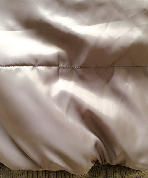 archives（アルシーヴ）の「中綿MA-1（MA-1・レディース・グレー/ブラック/カーキ・MEDIUM）」の6枚目の写真