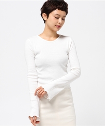 SLY | CROPPED FLARE SLEEVE TOPS(Tシャツ/カットソー)