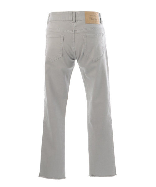 Luz Llena (philter)（ラズレナ　フィルター）の「ダメージ加工入り・カットオフ美脚スキニーデニムパンツ（デニムパンツ・レディース・グレー/ブラック/カーキ・MEDIUM/SMALL/LARGE）」の5枚目の写真