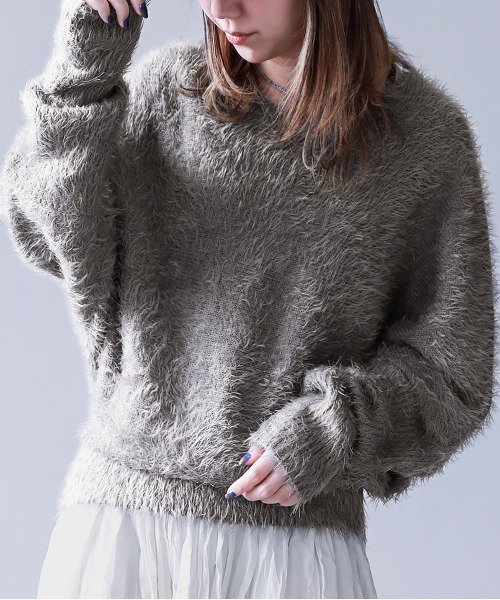 セール ゆるふわシャギーニット ニット セーター N Orlabel ノアールレーベル のファッション通販 Zozotown