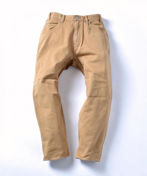 SHIPS JET BLUE(シップスジェットブルー)の「SHIPS JET BLUE: タック テーパード ツイルパンツ(その他パンツ・メンズ・ベージュ/ピンク・SMALL/LARGE/MEDIUM)」の1枚目の写真