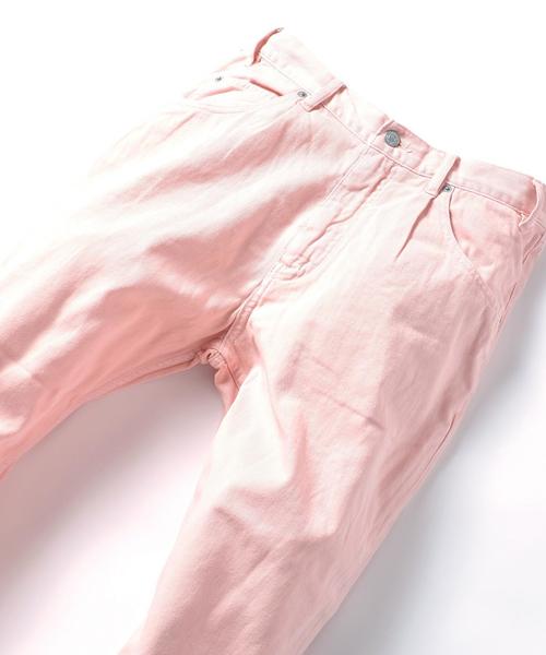 SHIPS JET BLUE(シップスジェットブルー)の「SHIPS JET BLUE: タック テーパード ツイルパンツ(その他パンツ・メンズ・ベージュ/ピンク・SMALL/LARGE/MEDIUM)」の3枚目の写真