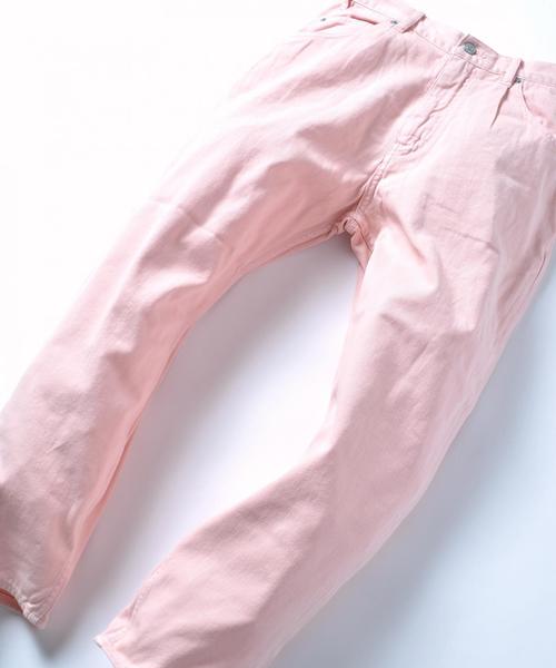 SHIPS JET BLUE(シップスジェットブルー)の「SHIPS JET BLUE: タック テーパード ツイルパンツ(その他パンツ・メンズ・ベージュ/ピンク・SMALL/LARGE/MEDIUM)」の5枚目の写真