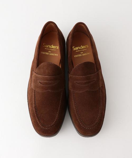SANDERS（サンダース）の「【別注】＜SANDERS（サンダース）＞ LOAFER †◆（ローファー・メンズ・ダークブラウン/ブラック・8/6/9/6h/7h/7/8h/9h）」の2枚目の写真