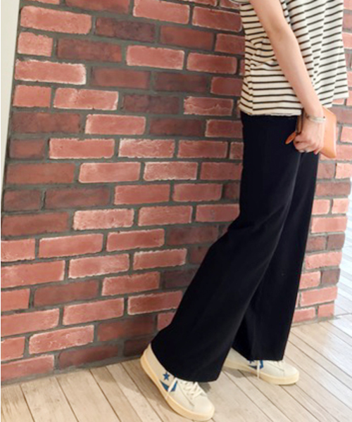 Born（ボーン）の「Born Bare Jersey Pants/ボーンベアジャージパンツ（その他パンツ・レディース・ブラック/ダークブラウン/ネイビー・M/L）」の12枚目の写真