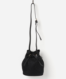 merlot plus | ラメ巾着バッグ2358(ショルダーバッグ)