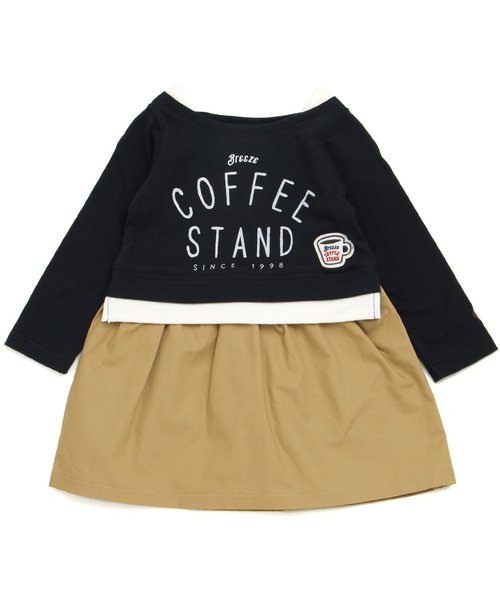 BREEZE（ブリーズ）の「B.C.S リンクコーデロゴワンピース（ワンピース・キッズ・チャコール・80/90/95/100/110/120/130/140）」の5枚目の写真