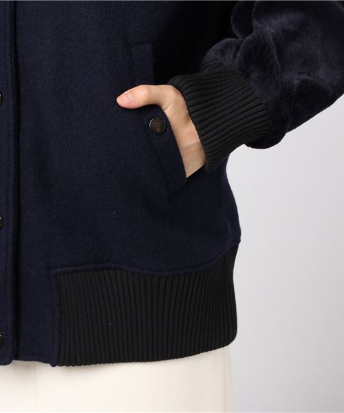 BY MALENE BIRGER(バイマレーネビルガー)の「BY MALENE BIRGER BLOUSON(ブルゾン・レディース・ブルー・32/34)」の6枚目の写真