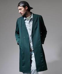 UNITED TOKYO | ノーカラーVネックコート(チェスターコート)