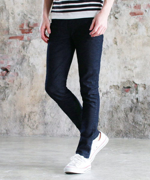 THE CASUAL（カジュアル）の「ストレッチスキニーデニムパンツ（デニムパンツ・メンズ・ブルー系その他2/ワンウォッシュ/ブルー系その他/ブラック系その他/ブラック/ライトグレー・L/M/S/XL）」の5枚目の写真