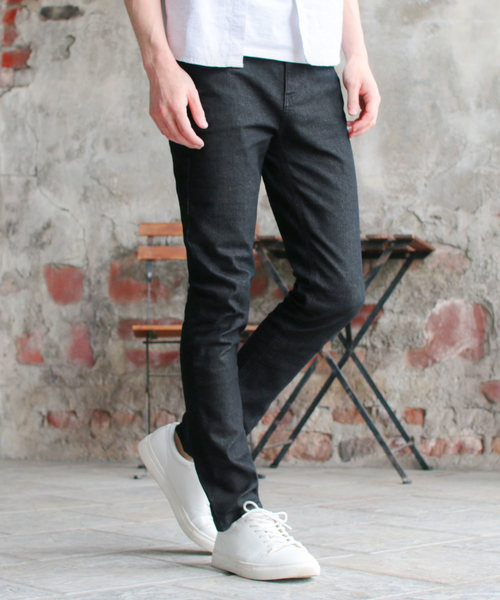 THE CASUAL（カジュアル）の「ストレッチスキニーデニムパンツ（デニムパンツ・メンズ・ブルー系その他2/ワンウォッシュ/ブルー系その他/ブラック系その他/ブラック/ライトグレー・L/M/S/XL）」の2枚目の写真