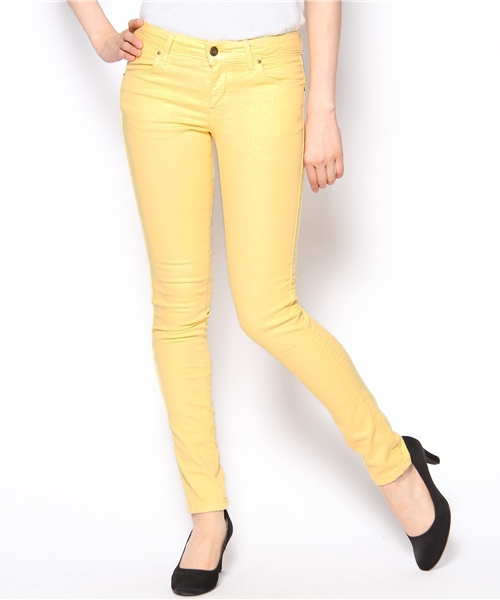 WHO'S WHO gallery（フーズフーギャラリー）の「【Lee】POPカラージェギンス（その他パンツ・レディース・ブラック/パープル/イエロー/ピンク/ブルー・X-SMALL/SMALL/MEDIUM）」の4枚目の写真