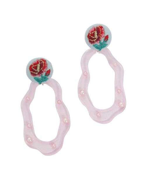 merry jenny（メリージェニー）の「アクリル2wayイヤリング（イヤリング・レディース・ピンク/クリア・FREE）」の9枚目の写真