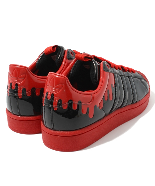 adidas Originals（アディダスオリジナルス）の「2013 きゃりーぱみゅぱみゅ 日本企画 アディダス エナメル ドリップ SS ENML DRIP（スニーカー・レディース・ブラック・24cm/23cm/23.5cm/24.5cm/26.5cm/27cm/27.5cm/28cm）」の4枚目の写真