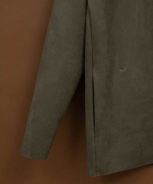 UNITED TOKYO(ユナイテッドトウキョウ)の「ネオスウェードカーディガン(カーディガン/ボレロ・メンズ・カーキ/ベージュ/ブラック/サックスブルー/ネイビー・1/2/3)」の10枚目の写真