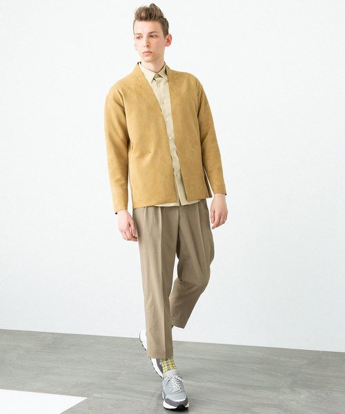 UNITED TOKYO(ユナイテッドトウキョウ)の「ネオスウェードカーディガン(カーディガン/ボレロ・メンズ・カーキ/ベージュ/ブラック/サックスブルー/ネイビー・1/2/3)」の14枚目の写真