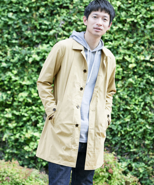 URBAN RESEARCH Sonny Label(アーバンリサーチサニーレーベル)の「マルチファンクションステンカラーコート(ステンカラーコート・メンズ・ベージュ/ネイビー/レッド/カーキ・MEDIUM/LARGE)」の2枚目の写真