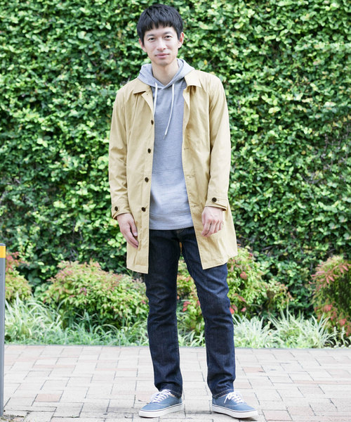 URBAN RESEARCH Sonny Label(アーバンリサーチサニーレーベル)の「マルチファンクションステンカラーコート(ステンカラーコート・メンズ・ベージュ/ネイビー/レッド/カーキ・MEDIUM/LARGE)」の5枚目の写真