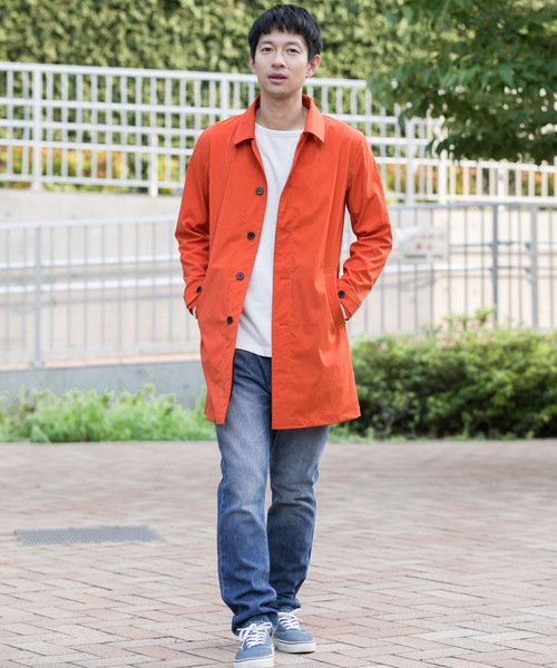 URBAN RESEARCH Sonny Label(アーバンリサーチサニーレーベル)の「マルチファンクションステンカラーコート(ステンカラーコート・メンズ・ベージュ/ネイビー/レッド/カーキ・MEDIUM/LARGE)」の6枚目の写真