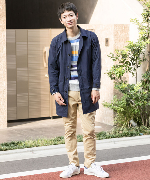 URBAN RESEARCH Sonny Label(アーバンリサーチサニーレーベル)の「マルチファンクションステンカラーコート(ステンカラーコート・メンズ・ベージュ/ネイビー/レッド/カーキ・MEDIUM/LARGE)」の9枚目の写真