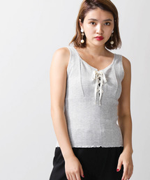 WEGO | WEGO/パターンメッシュノースリーブトップス(タンクトップ)