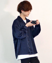 LIDNM | LIDNM リドム / ビンテージサテンオープンカラーシャツ / L18AW-180(シャツ/ブラウス)