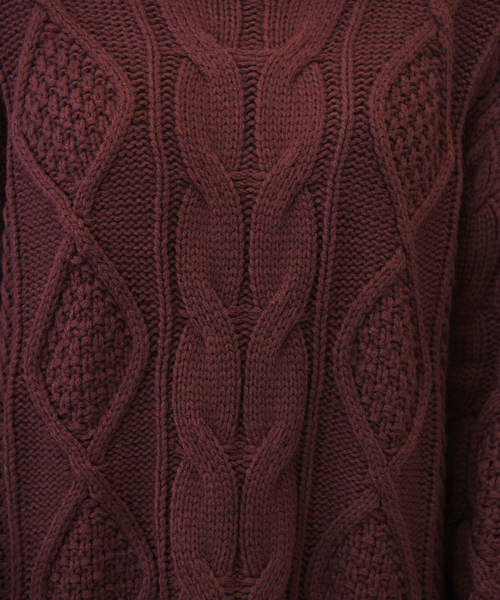 OLIVE des OLIVE(オリーブデオリーブ)の「【ケーブル柄シリーズ】ケーブルニットワンピース(ワンピース・レディース・ベージュ/ピンク系その他/キナリ・FREE)」の18枚目の写真