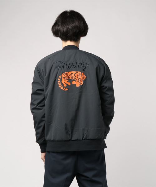 Hurley （ハーレー）の「M HRLY INDO SOUVENIR JKT HD/ハーレー ジャケット アウター（その他アウター・メンズ・チャコールグレー/ブラック・SMALL/MEDIUM/LARGE）」の4枚目の写真
