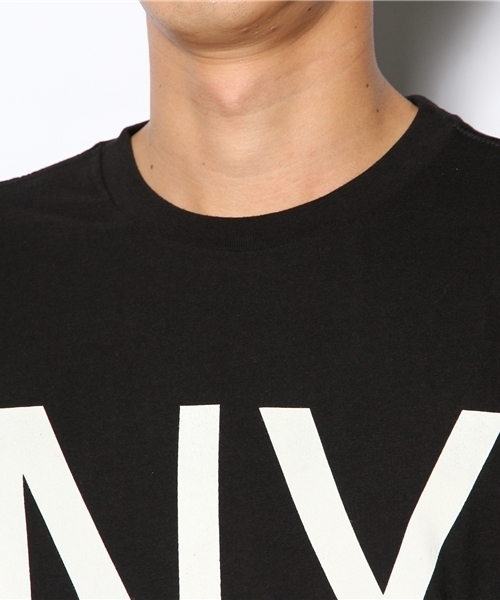 Saturdays NYC（サタデーズ ニューヨークシティ ）の「□SATURDAYS SURF NYC / NY NY Tシャツ（Tシャツ/カットソー・メンズ・ホワイト/ブラック/イエロー・X-SMALL/SMALL/MEDIUM/LARGE）」の6枚目の写真