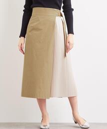 green label relaxing | FFC ブロッキング プリーツ スカート(スカート)