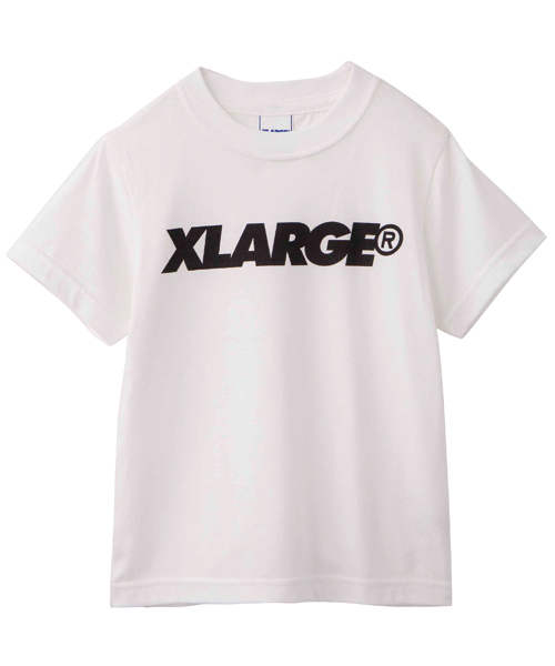 XLARGE KIDS(エクストララージキッズ)の「S/S TEE “SLANTED LOGO”(Tシャツ/カットソー・キッズ・ブラック/イエロー/ホワイト・7T/4T/2T/5T/6T)」の2枚目の写真