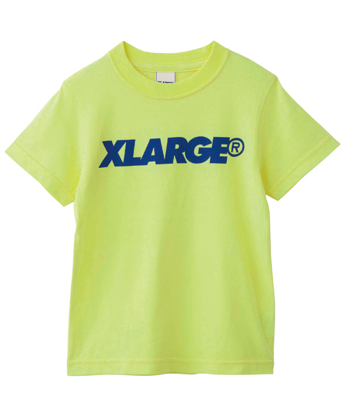 XLARGE KIDS(エクストララージキッズ)の「S/S TEE “SLANTED LOGO”(Tシャツ/カットソー・キッズ・ブラック/イエロー/ホワイト・7T/4T/2T/5T/6T)」の3枚目の写真