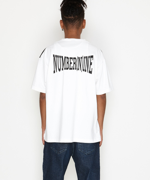 NUMBER (N)INE(ナンバーナイン)の「99_FOOTBALL T-SHIRT(Tシャツ/カットソー・メンズ・ホワイト/ブラック/ホワイト×ブラック・2/4/3)」の7枚目の写真