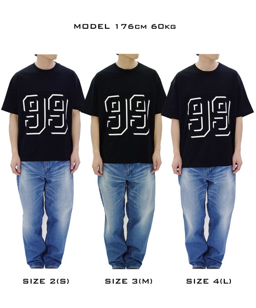 NUMBER (N)INE(ナンバーナイン)の「99_FOOTBALL T-SHIRT(Tシャツ/カットソー・メンズ・ホワイト/ブラック/ホワイト×ブラック・2/4/3)」の10枚目の写真
