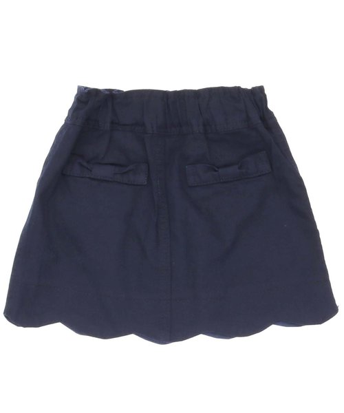 apres les cours（アプレレクール）の「スカラップスカート（スカート・キッズ・ネイビー/ベージュ・110/90/120/140/130/100）」の12枚目の写真